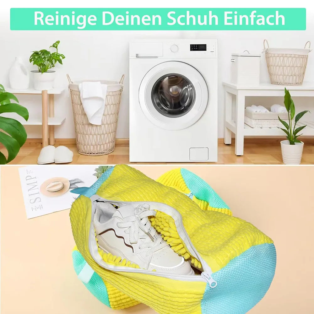 Premium Schuhwaschbeutel (2er-Set) – Schützen Sie Ihre Sneakers & Waschmaschine – Universell für alle Schuhtypen und Größen – Wiederverwendbar & Langlebig