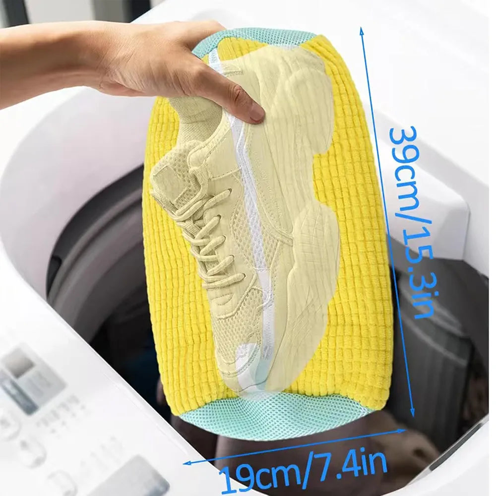 Premium Schuhwaschbeutel (2er-Set) – Schützen Sie Ihre Sneakers & Waschmaschine – Universell für alle Schuhtypen und Größen – Wiederverwendbar & Langlebig